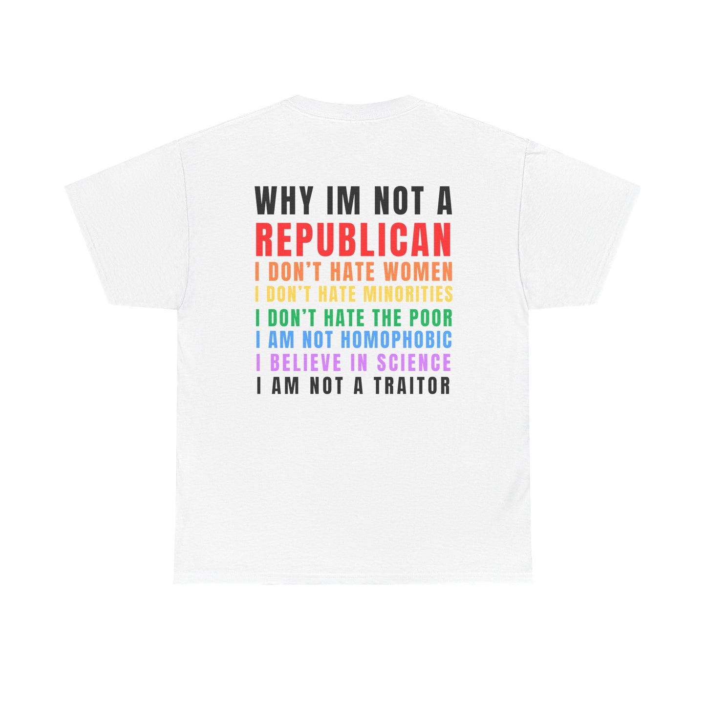 Why I Am Not A Republican Tee