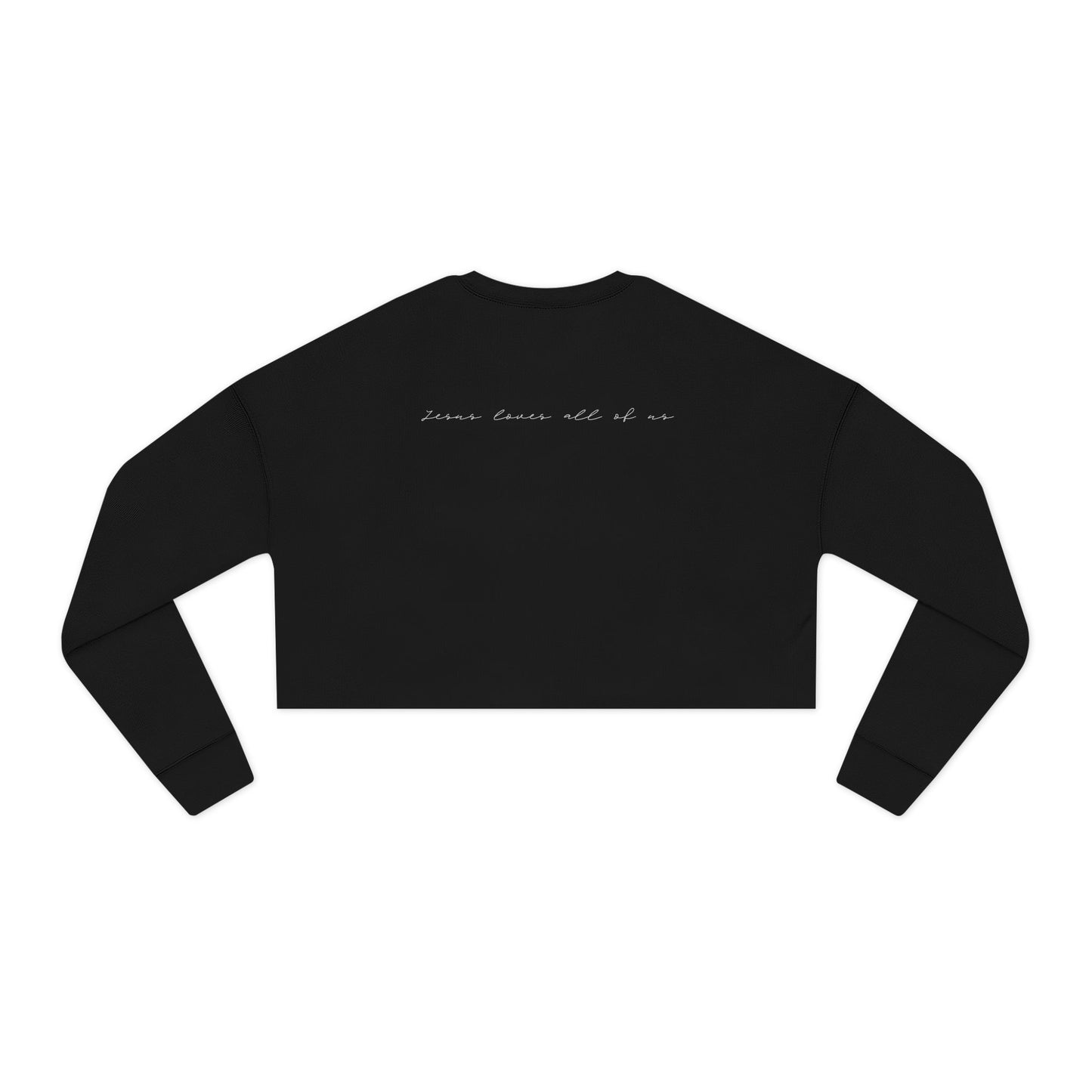 "Jesus Loves All Of Us" Crop Hoodie