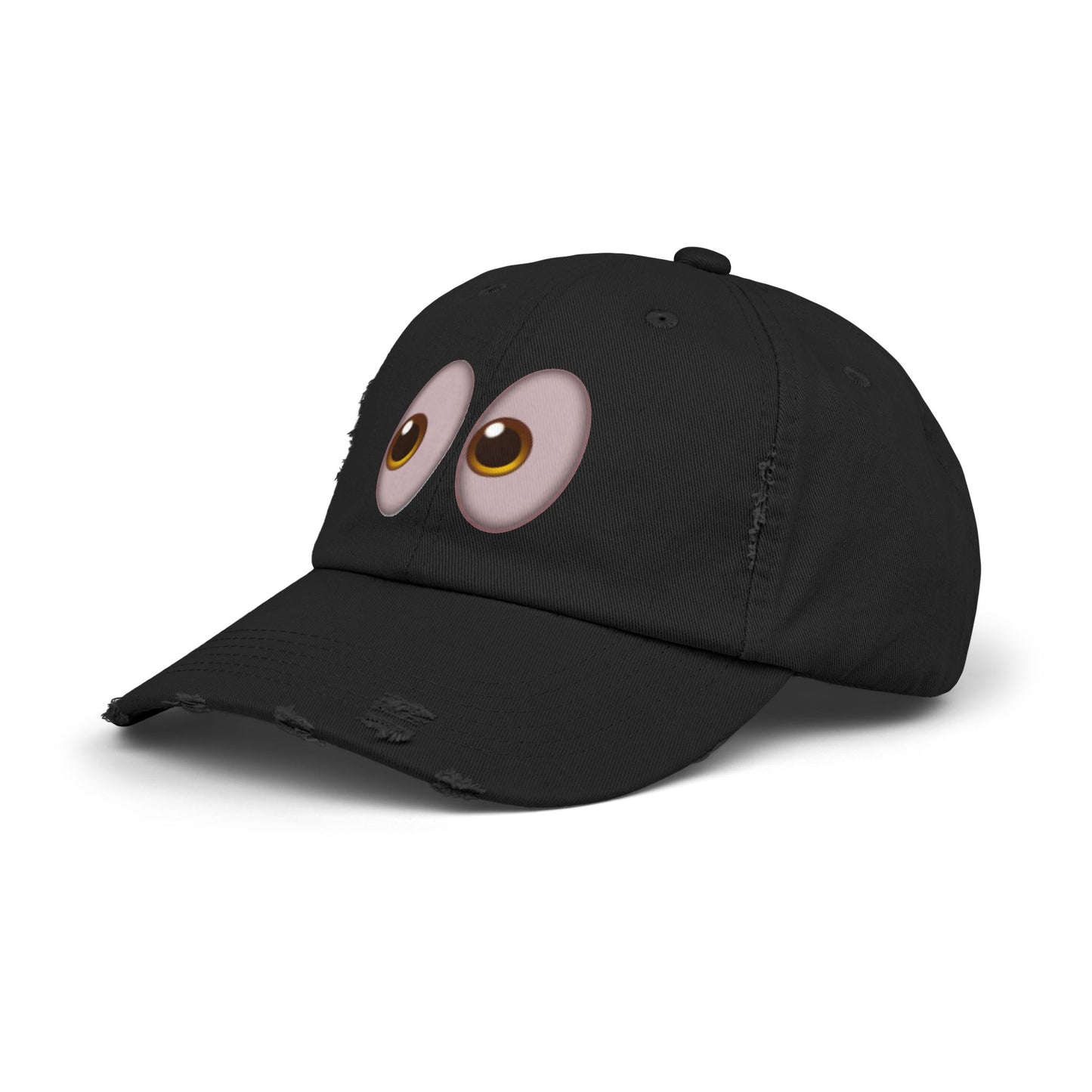 Stoned Eyes Torn Hat
