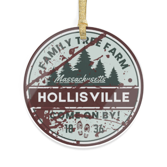 Hollisville Family Tree Farm Acrylic Ornament
