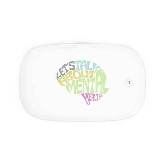 "Let's Talk About Mental Health” UV Phone Sanitizer